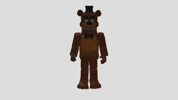 Freddy fazber minecraft fnaf 1 3D Model