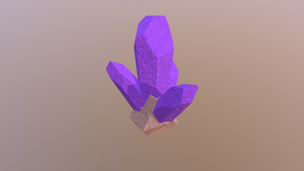 Crystal Cluster_purple