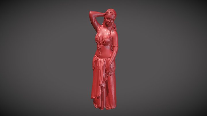 3D Scanned Belly Dancer 3D Model