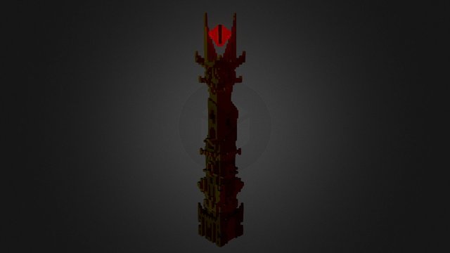 Tower of Mordor 3D Model