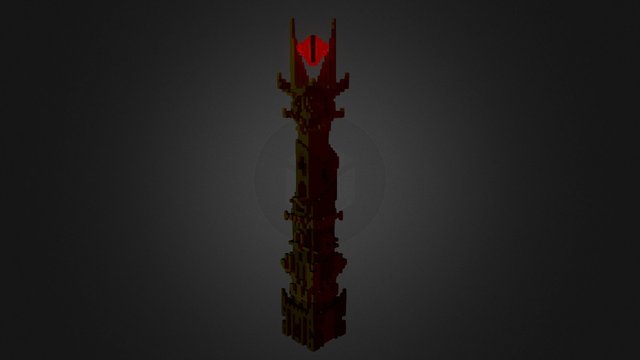 Tower of Mordor 3D Model