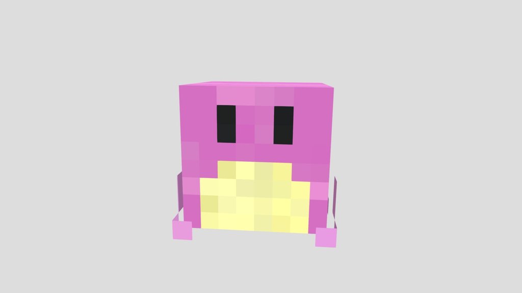 Pinky The Frog (Free Minecraft Head for PMC)