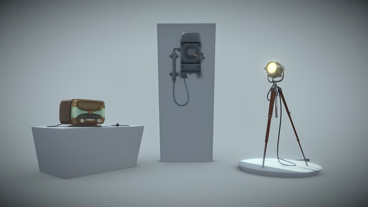 HW11_3 lowpoly models 3D Model