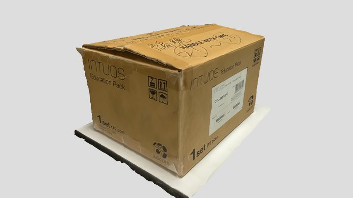 Scan  corrugated box 3D Model