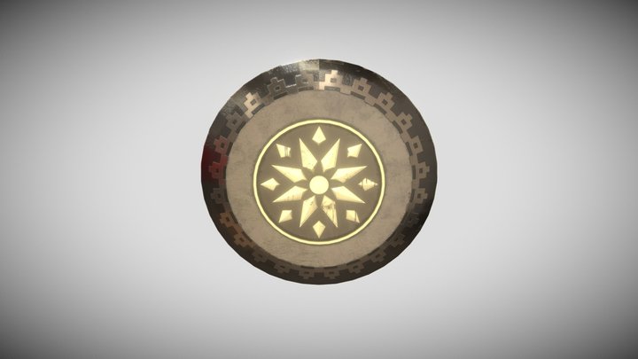 Troy - Greek Bronze shield 3D Model