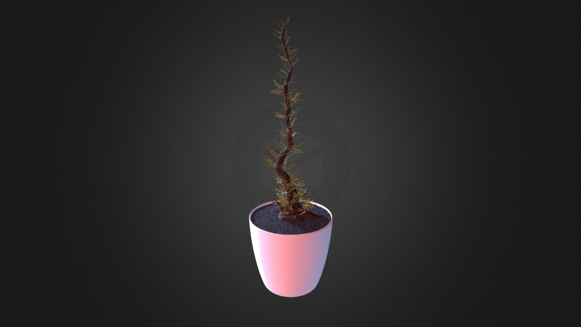 3D model Convexshapes Potted Plant 10 - This is a 3D model of the Convexshapes Potted Plant 10. The 3D model is about a plant in a pot.