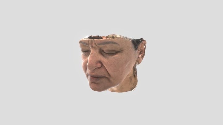 Woman face 2 3D Model