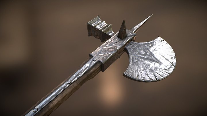Halberd | PBR 3D Model