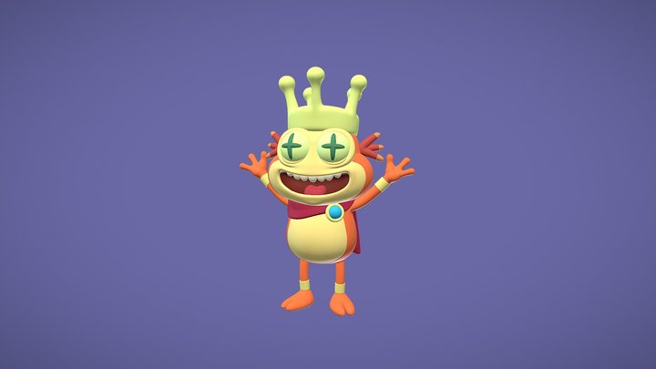 King FlippyNips - Rick and Morty 3D Model