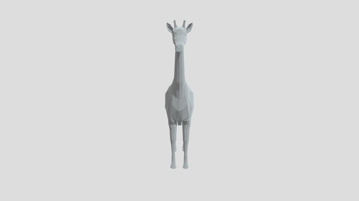 Low Poly Giraffe