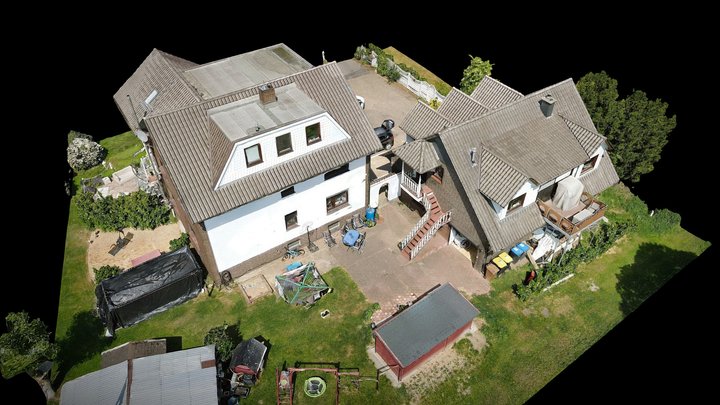 Residential Building 3D Model (Photogrammetry) 3D Model