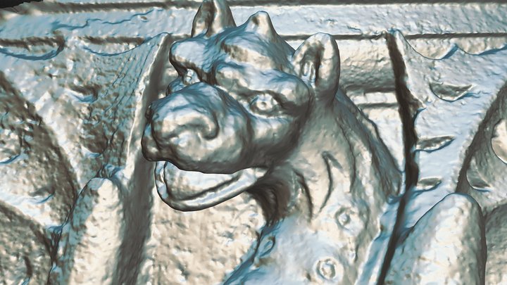 DRAGO TRAVERTINO ROMANO XVI° 3D Model