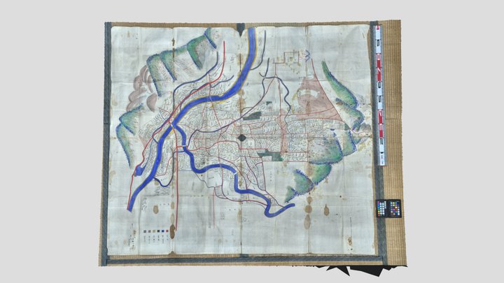 上田村見取図 3D Model