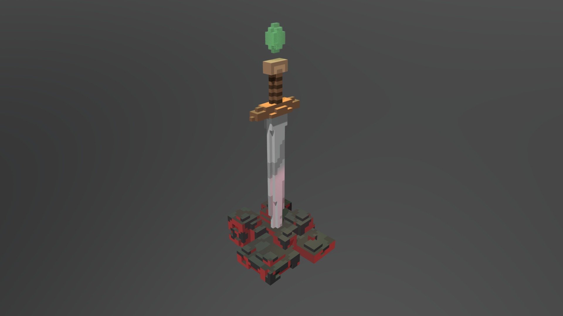 Sword Excalibur — Sketchfab embed 3D viewer
