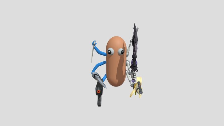 Bean 3D Model
