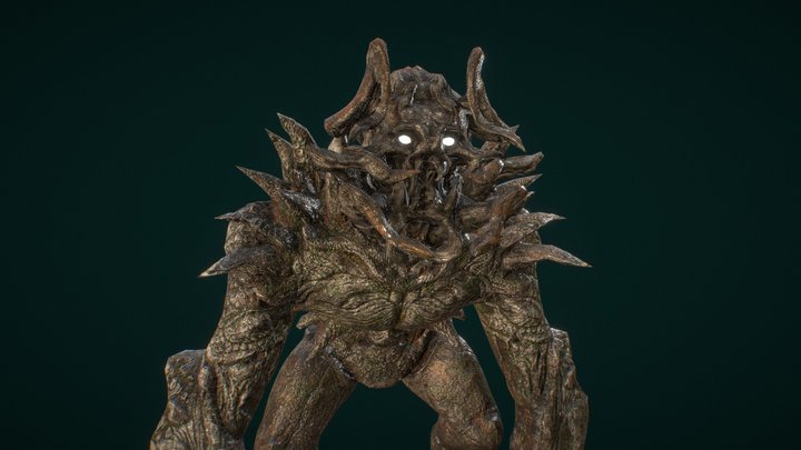 Mutated Element Creature - Eldaria Universe 3D Model