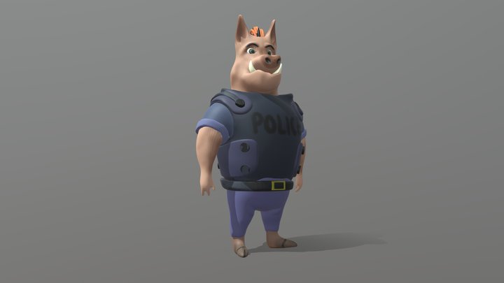 Jabali 3D Model