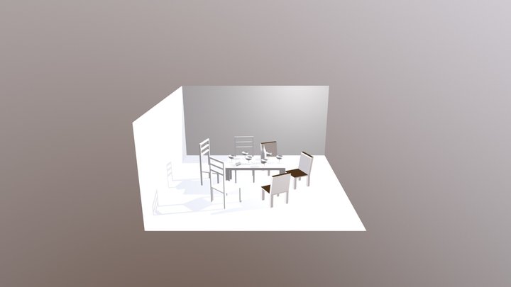 Salle à manger 3D Model
