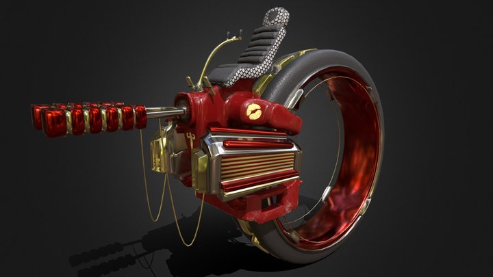 Royal Monocycle 3D Model