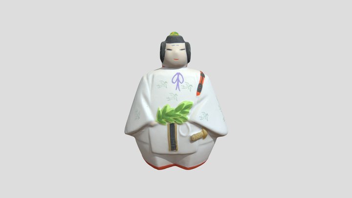 Chinese Bell Ornament 3D Model