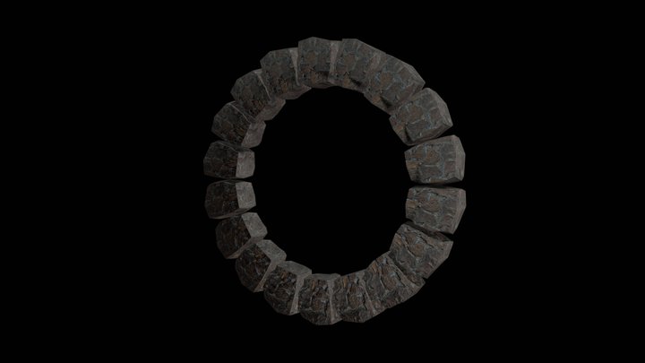 Stone Portal 3D Model