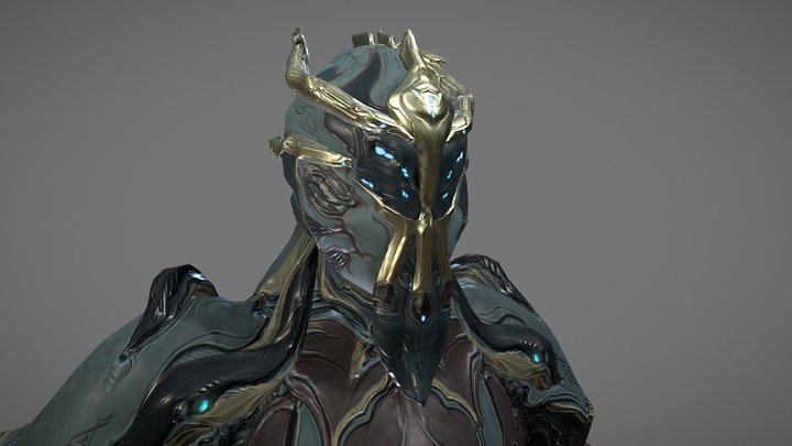 Hydroid Leviathan Helmet w/ body 3D Model