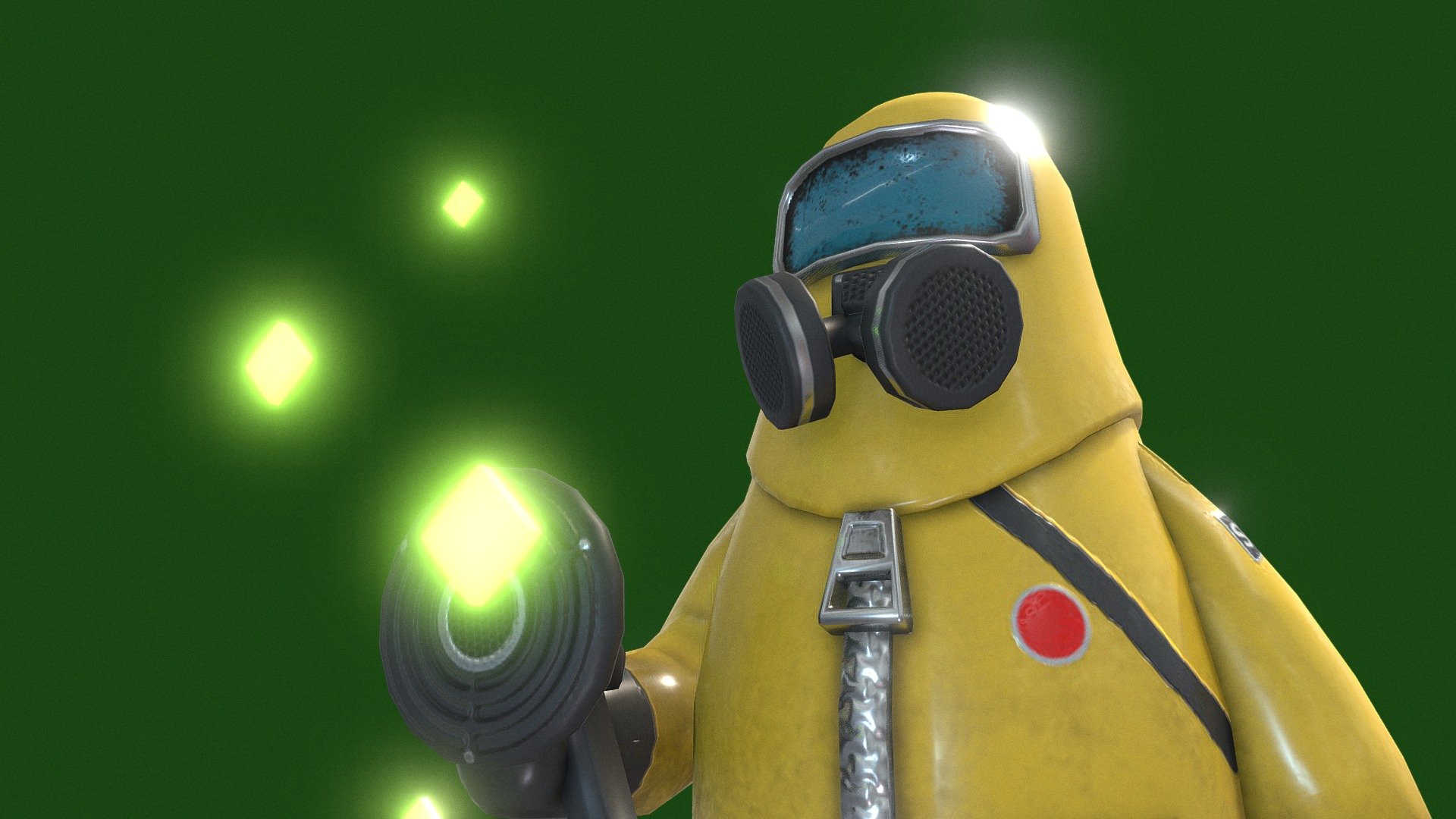 Man in a Hazmat Suit