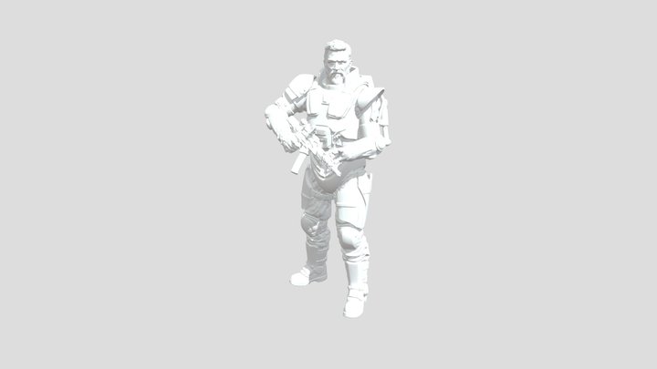 Armored Sentinel 3D Model