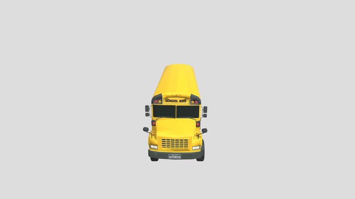 SM_Vehicle_Land_Bus_School_01_A 3D Model