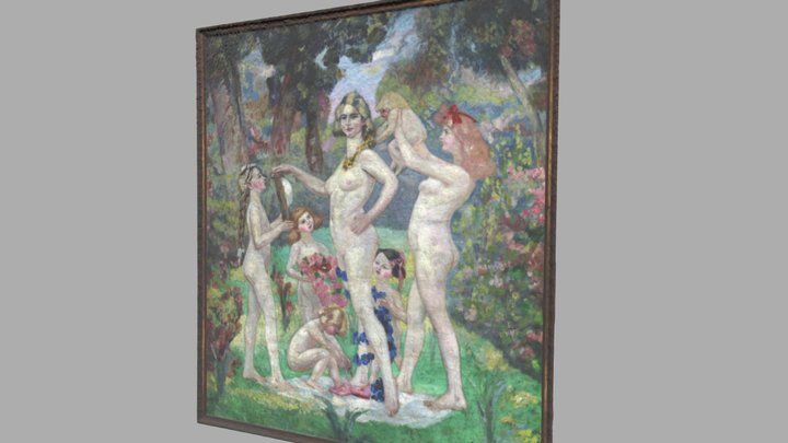 La Toilette Du Printemps - Jacqueline Marval 3D Model