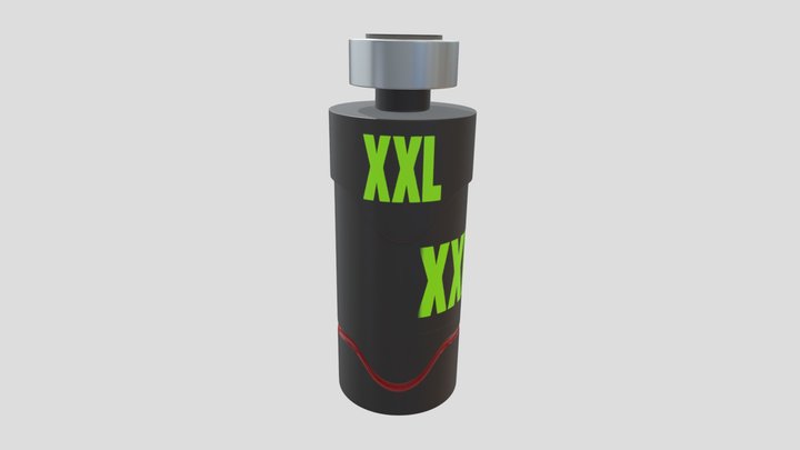 XXL Bottle 3D Model