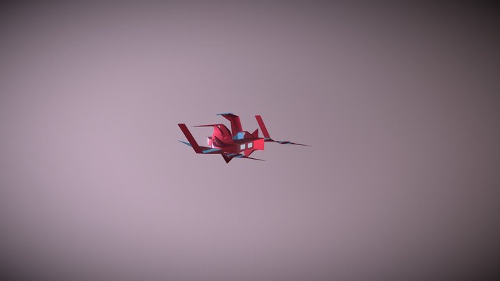 Spaceship 3D Model