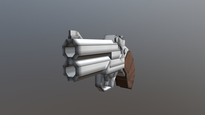 45 Colt Derringer 3D Model