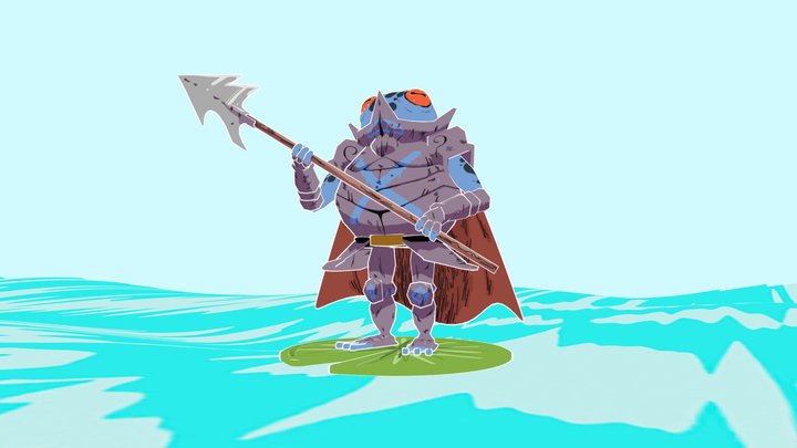 Crusader of the Lillypads 3D Model