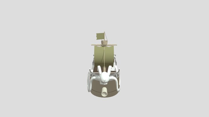 One Piece Ship Going Merry 3D Model 3D Model