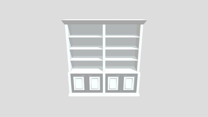 Bookshelf_furniture 3D Model