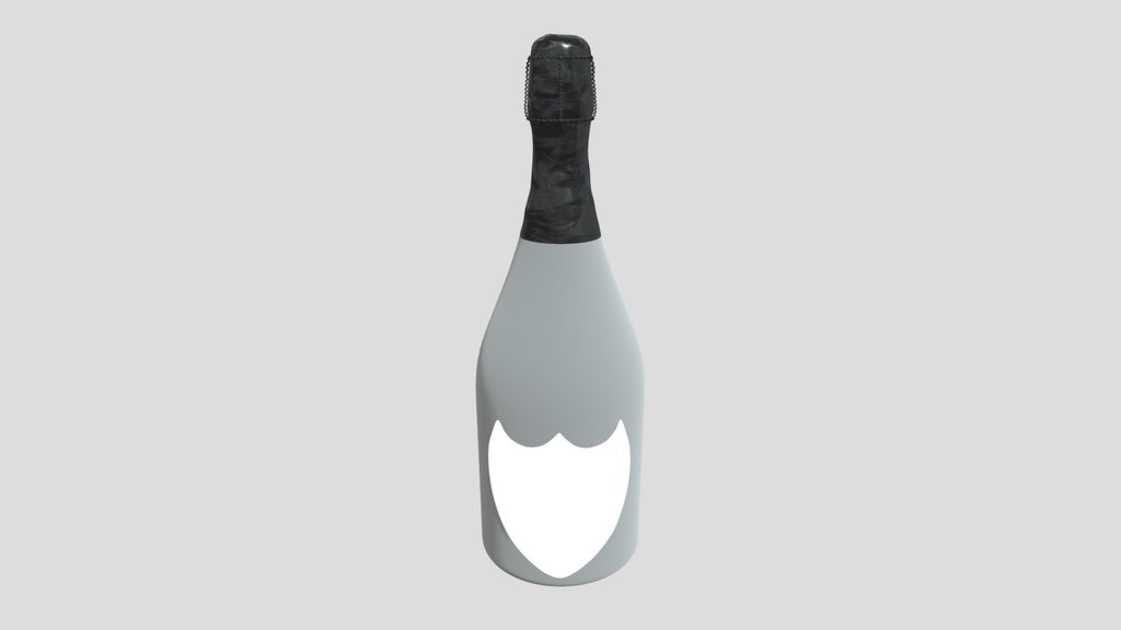 Dom Perignon Champagne Bottle