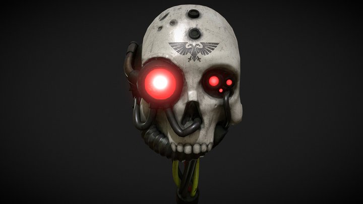 Warhammer 40k - Servo Skull 3D Model