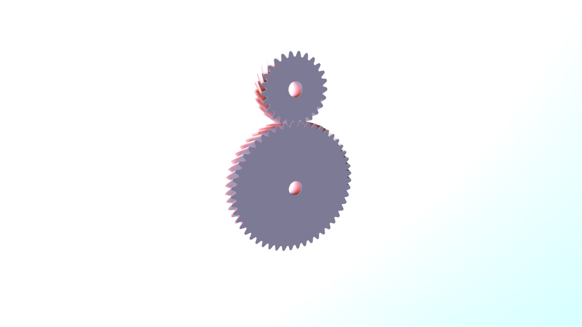 3D model Helical Gears - This is a 3D model of the Helical Gears. The 3D model is about a cartoon of a fish.
