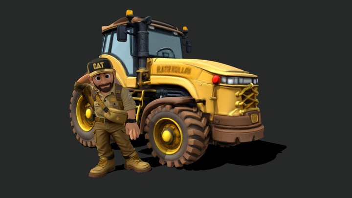 CAT- Tractor7004+ Remy