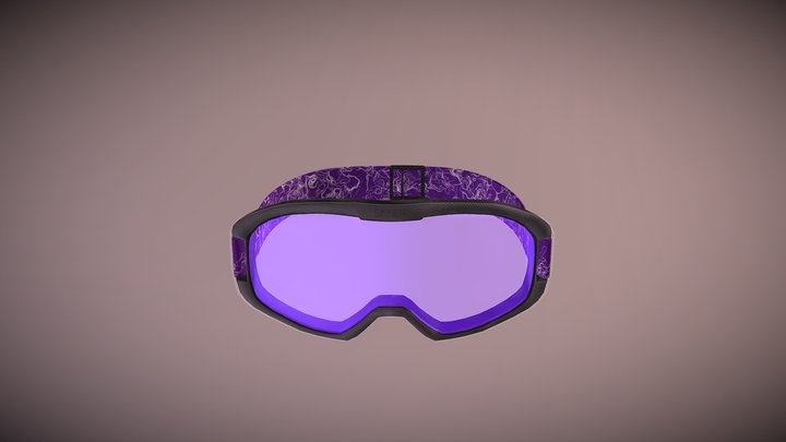 Sinner Ski Goggles 3D Model