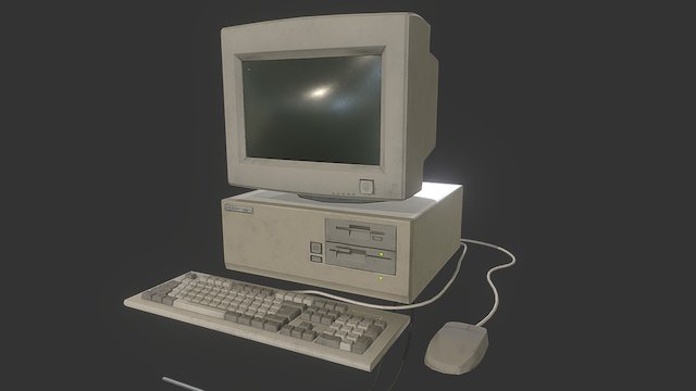 Old PC 3D Model