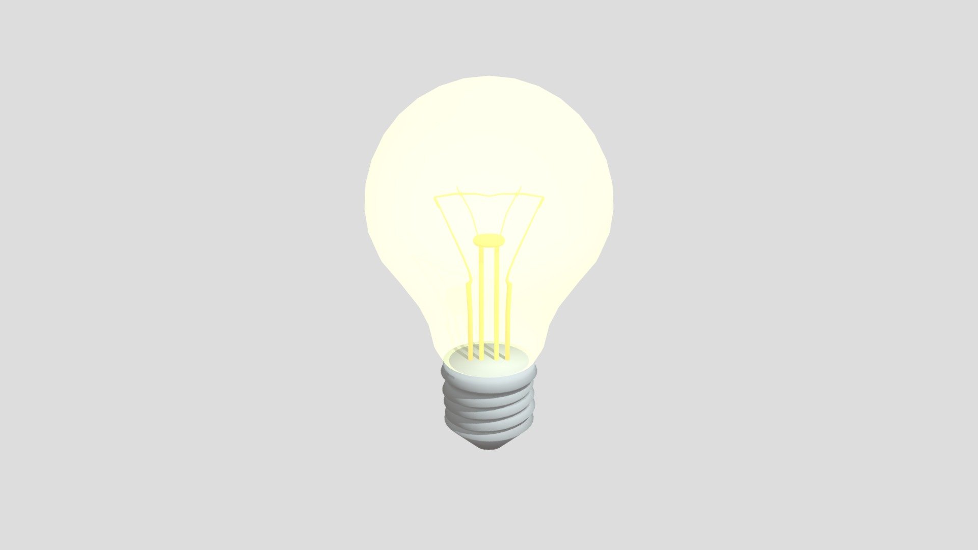 Lightbulb — Sketchfab embed 3D viewer