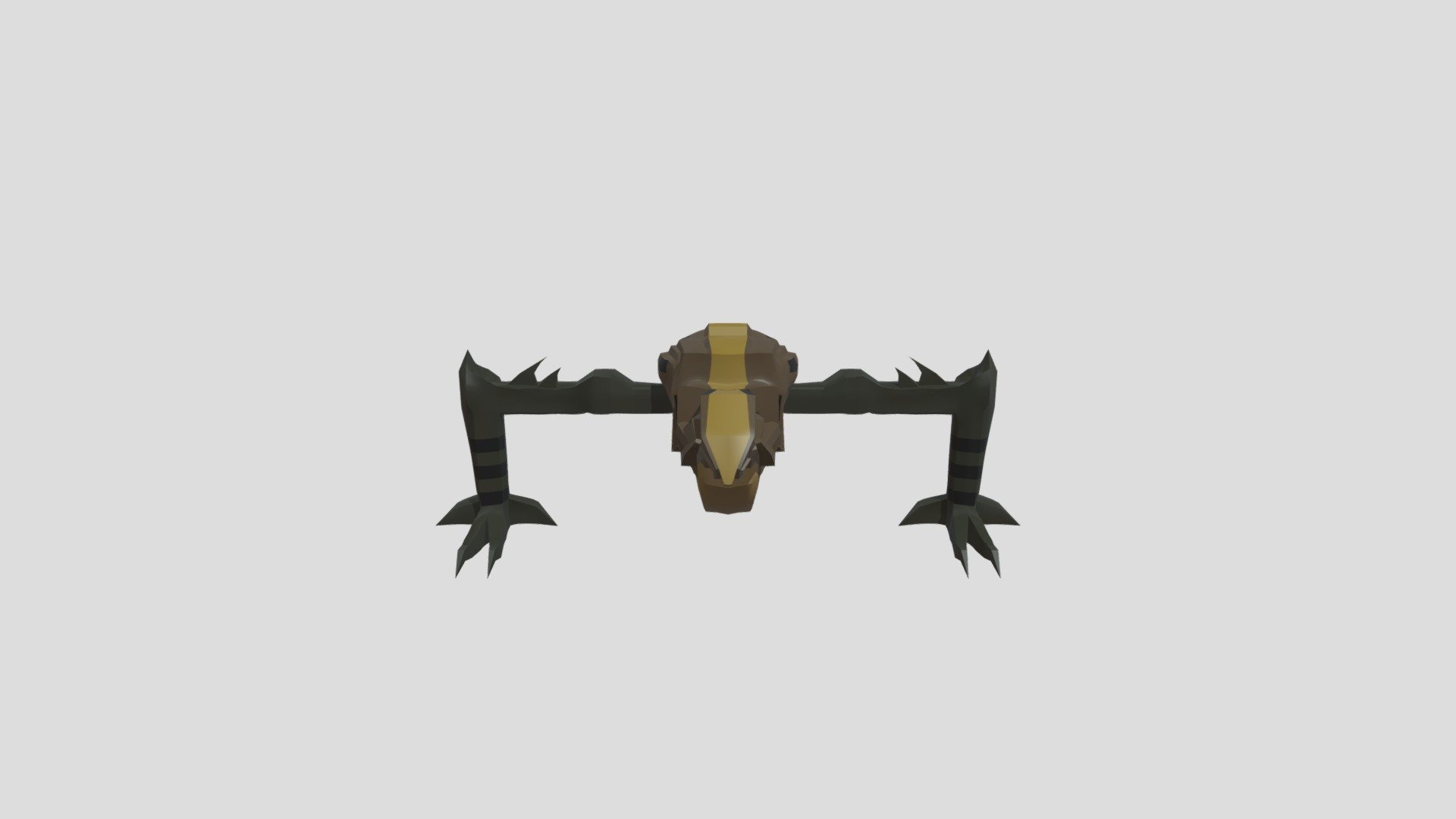 Kaiju Lowpoly model