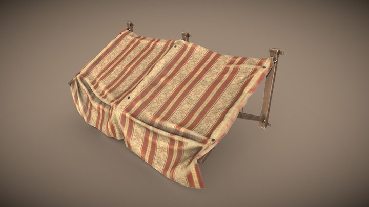 Old Awning 3D Model
