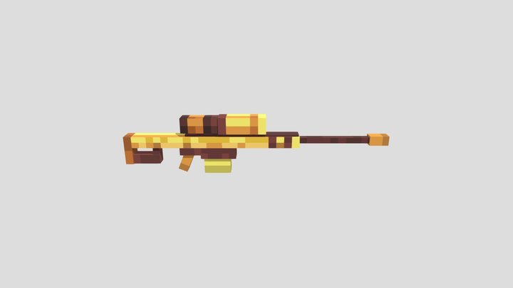 Spyglass Sniper Rifle 3D Model