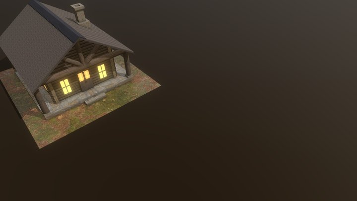 Diorama_ Chalet_ Phebe_AUBRY 3D Model