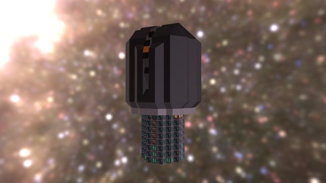 Starmade Longe Range Snipe Turret 3D Model