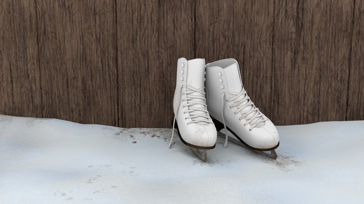 Winter Stories - Ice Skates 3D Model