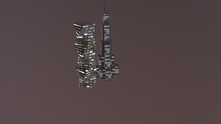Skyscrapers_Sketchfab 3D Model